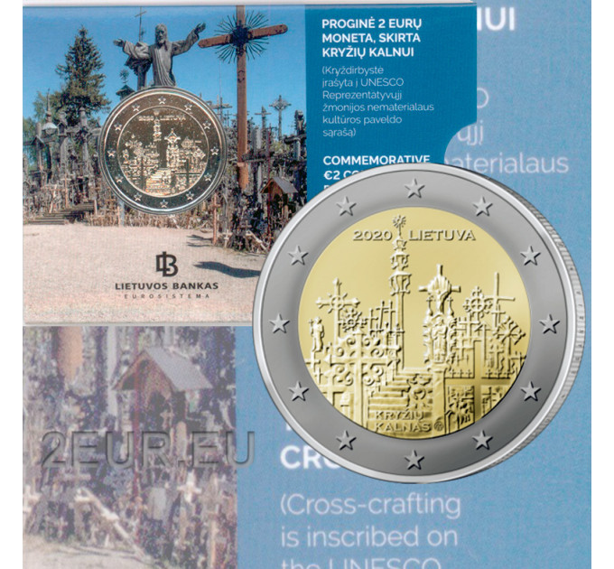 Lituanie 2 euros BU 2020 - Colline des Croix 