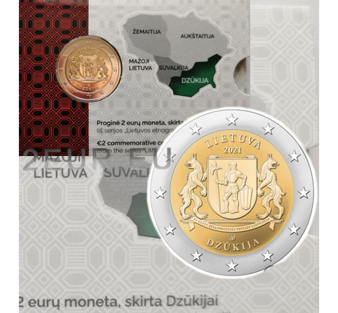 Lituanie 2 euros BU 2021 - Dzūkija 