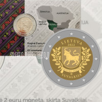 Lituanie 2 euros BU 2022 - Suvalkija Lituanie 2 euros BU 2022 - Suvalkija