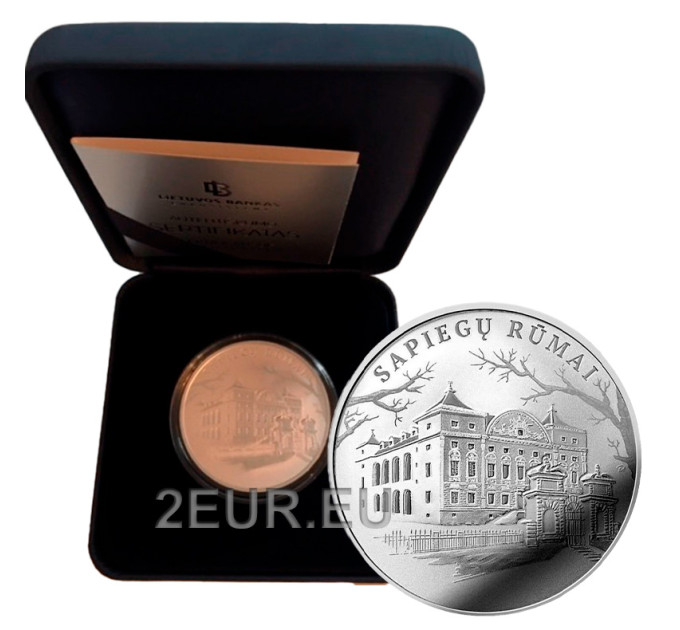 Lituanie 20 euros argent proof 2019 - Palais Sapieha