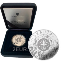 Lituanie 5 euros argent proof 2019 - Éclaireurs