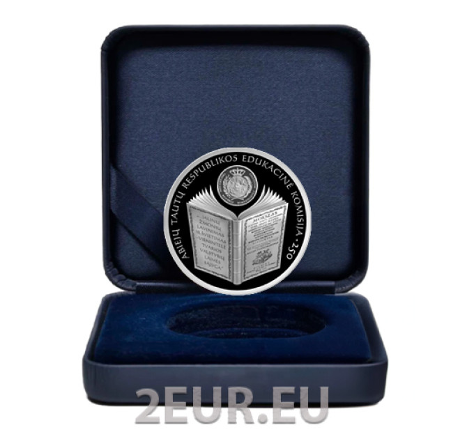 Lituanie 5 euros argent proof 2023 - Commission éducative de la République des Deux Nations