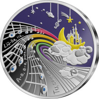 Lituanie 5 euros argent proof 2025 - Berceuse