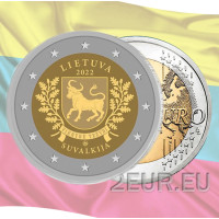 Lituanie 2 euros UNC 2022 - Suvalkija