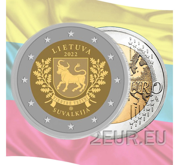 Lituanie 2 euros UNC 2022 - Suvalkija