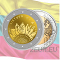 Lituanie 2 euros UNC 2023 - Ensemble avec l'Ukraine