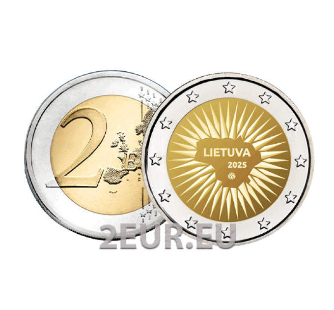Lituanie 2 euros UNC 2025 - Dédié à la défense