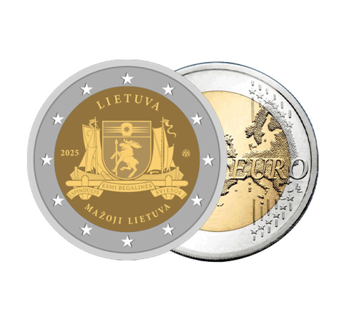 Lituanie 2 euros UNC 2025 - Lituanie Mineure