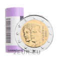 Luxembourg 2 euros UNC rouler 2009 - 90e anniversaire de l'accession au trône de la Grande-Duchesse Charlotte