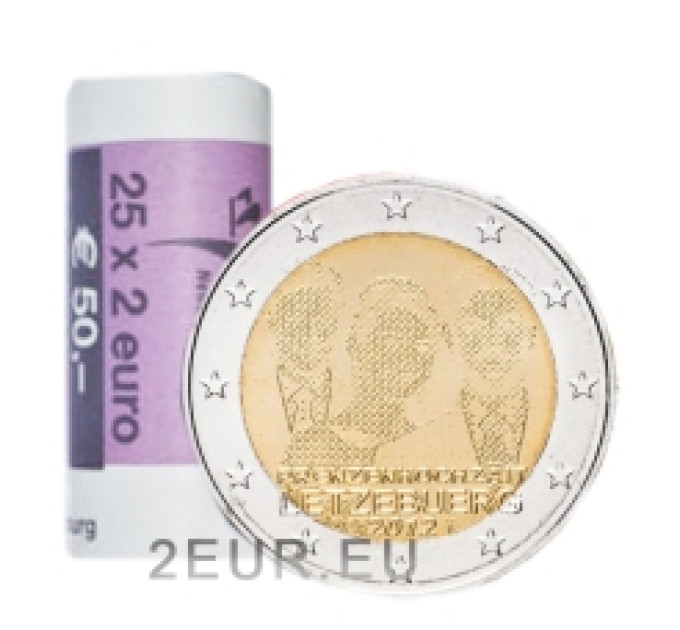 Luxembourg 2 euros UNC rouler 2012 - Mariage royal