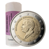 Luxembourg 2 euros UNC rouler 2026 - L'ACCESSION AU TRÔNE DU GRAND-DUC GUILLAUME  ET SON 45E ANNIVERSAIRE