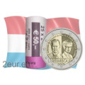 Luxembourg 2 euros UNC rouler 2019 - 100e anniversaire de l'arrivée sur le trône et du mariage de la Grande-Duchesse Charlotte