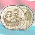 Luxembourg 2 euros UNC 2021- 40e anniversaire de mariage de la grande-duchesse Maria Teresa avec le grand-duc Henri