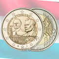 Luxembourg 2 euros UNC 2021- 100e Anniversaire de la Naissance du Grand-Duc Jean relief