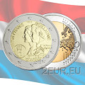 Luxembourg 2 euros UNC 2022 - 10 ans depuis le mariage du grand-duc héritier Guillaume et de la grande-duchesse héritière Stéphanie