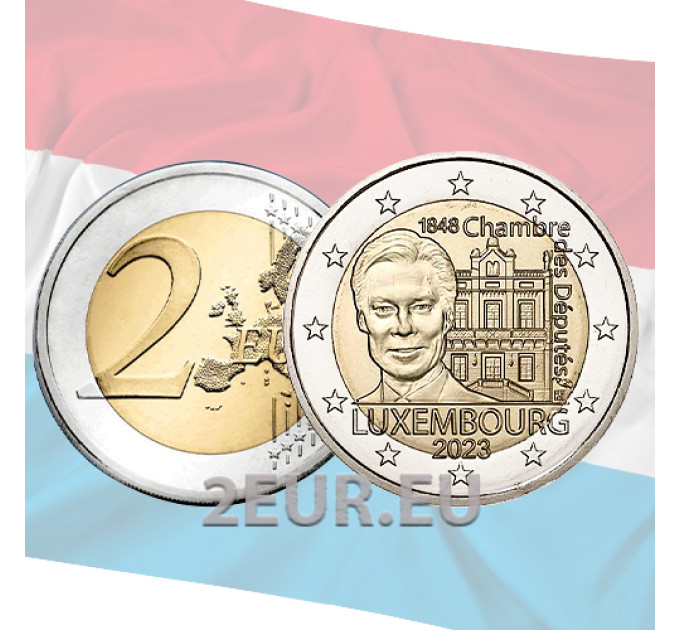 Luxembourg 2 euros UNC 2023 - 175e anniversaire de la Chambre des députés et de la Première Constitution