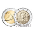 Luxembourg 2 euros UNC 2025 - 25e anniversaire de l'accession au trône du Grand-Duc Henri