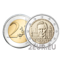 Luxembourg 2 euros UNC 2025 - 25e anniversaire de l'accession au trône du Grand-Duc Henri