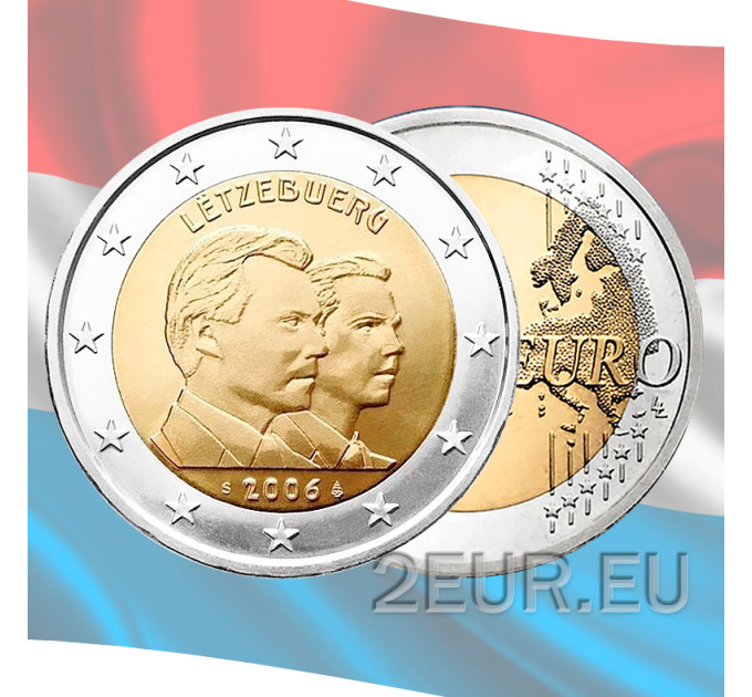 Luxembourg 2 euros UNC 2006 - 25ème Anniversaire de la Naissance du Grand-Duc Héritier Guillaume