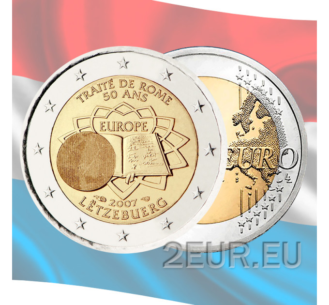 Luxembourg 2 euros UNC 2007 - 50 Ans Traité de Rome