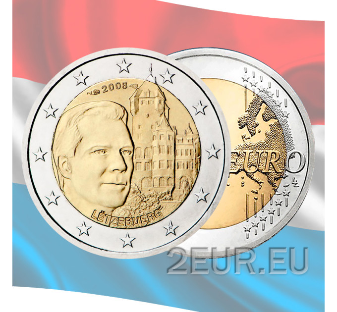 Luxembourg 2 euros UNC 2008 - Château de Berg
