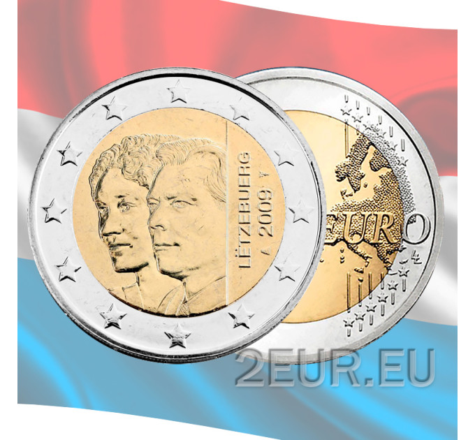 Luxembourg 2 euros UNC 2009 - 90e anniversaire de l'accession au trône de la grande-duchesse Charlotte