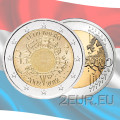 Luxembourg 2 euros UNC 2012 - 10 ans d'Euro Cash