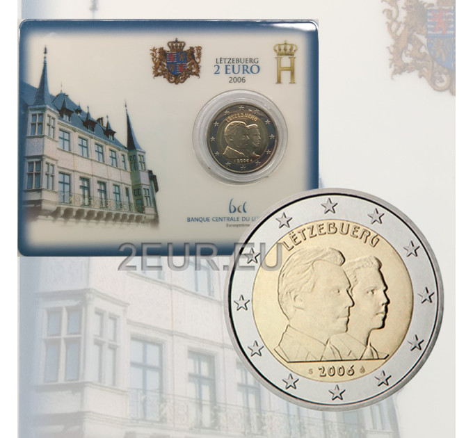 Luxembourg 2 euros BU 2006 - 25ème Anniversaire de la Naissance du Grand-Duc Héritier Guillaume 