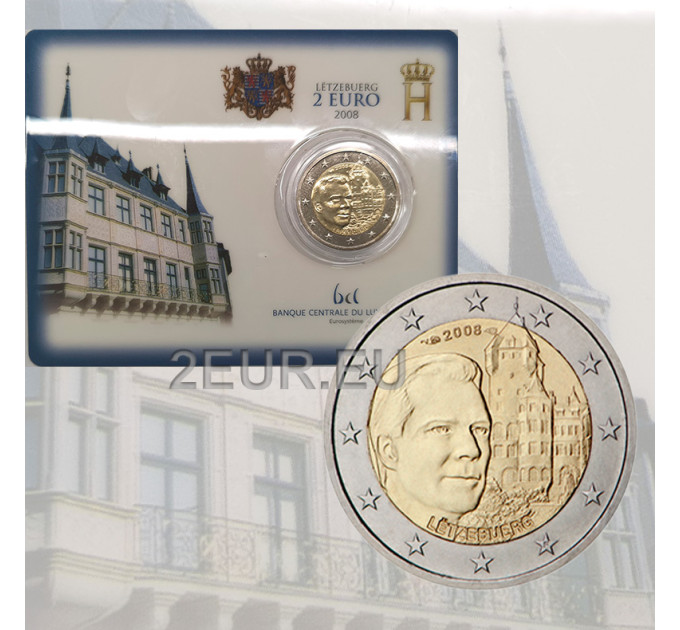 Luxembourg 2 euros BU 2008 - Chateau de Berg