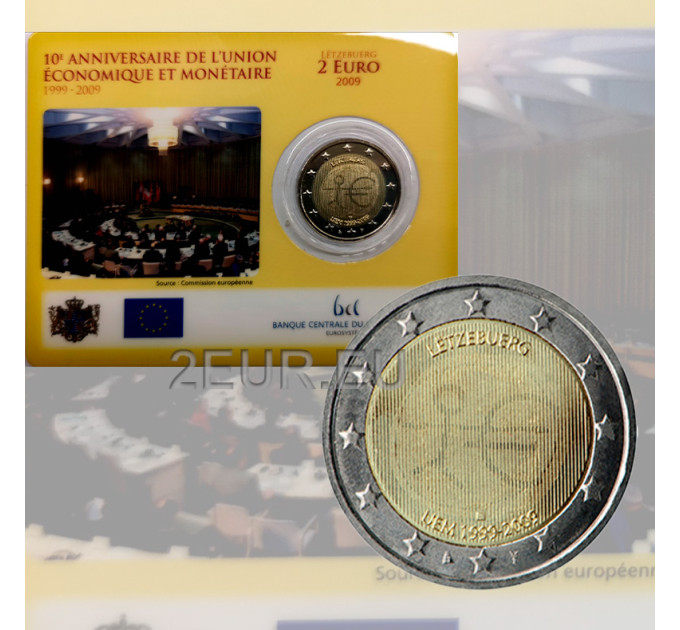 Luxembourg 2 euros BU 2009 - 10 ans d'euros