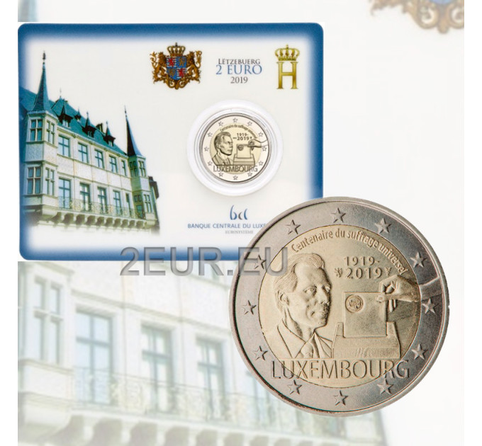 Luxembourg 2 euros BU 2019 - Centenaire du droit de vote universel