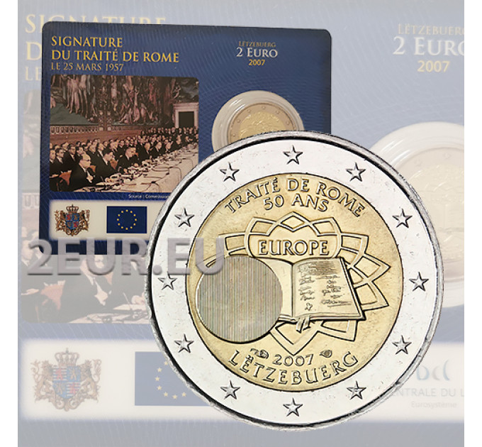 Luxembourg 2 euros BU 2007 - 50 ans du Traité de Rome
