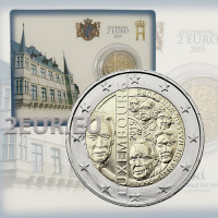 Luxembourg 2 euros BU 2015 - 125e anniversaire de la Maison de Nassau-Weilburg