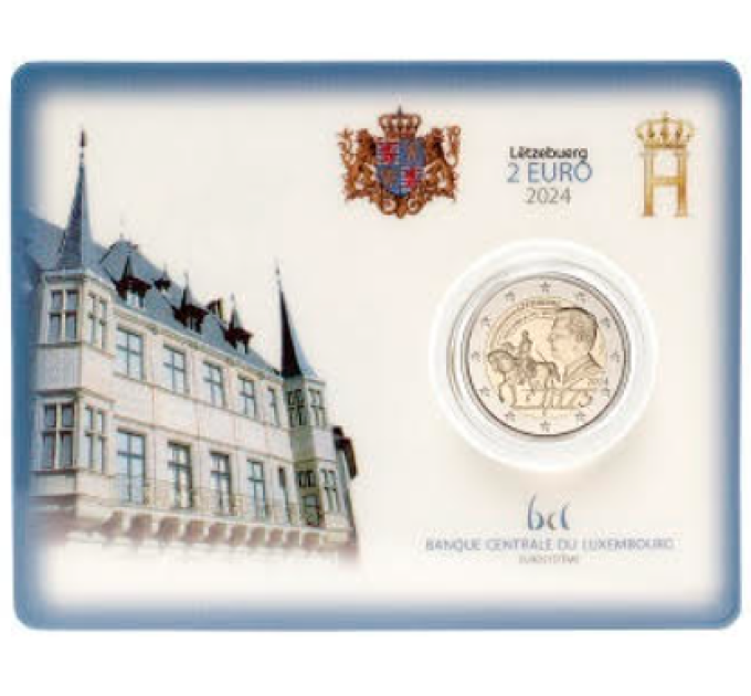 Luxembourg 2 euros BU 2024 - 175e anniversaire de la mort du Grand-Duc Guillaume II