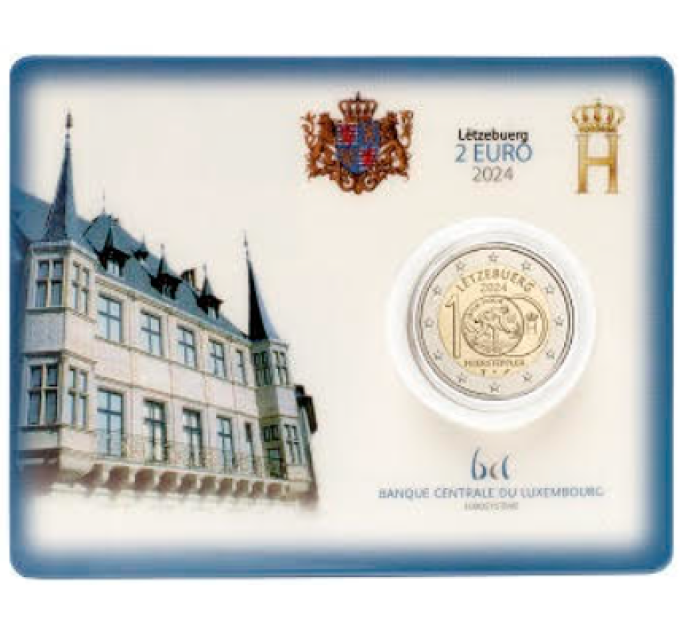 Luxembourg 2 euros BU 2024 - 100e anniversaire de l'introduction du franc luxembourgeois