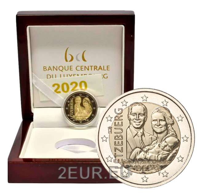 Luxembourg 2 euros BE 2020 - Naissance du Prince Charles