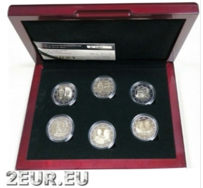Luxembourg 2 euros BE 2019 - 2021