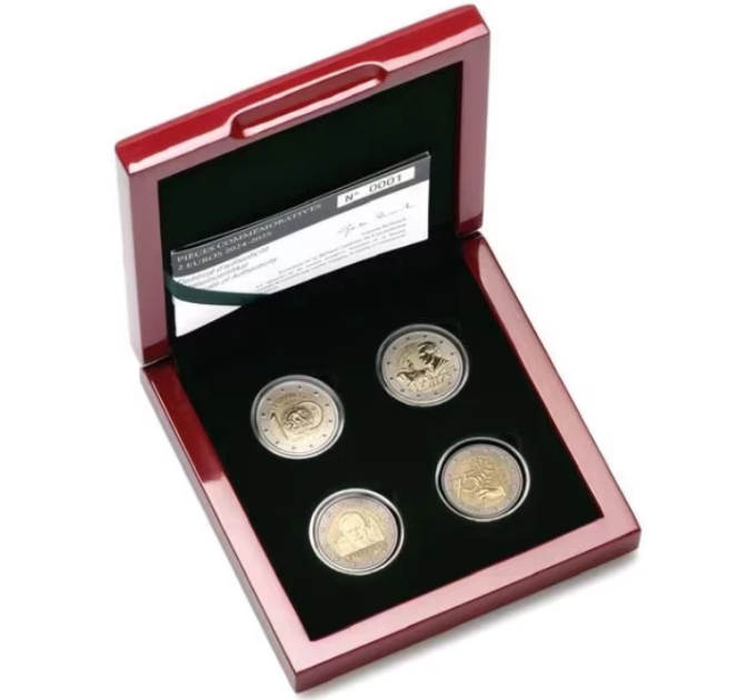 Luxembourg 2 euros BE 2024-2025 + Coffret pièces Euro 2025