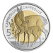 Luxembourg 5 euros argent Proof 2025 - Faune et Flore - chevreuil européen