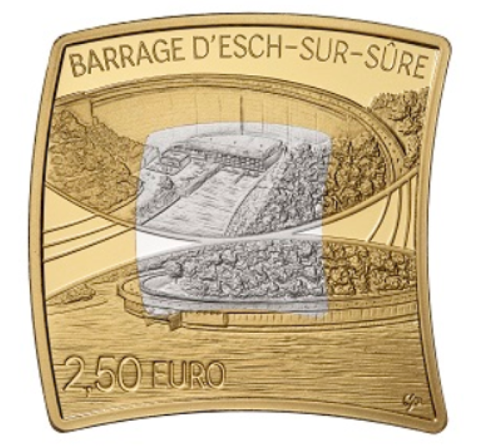 Luxembourg 2,5 euros argent PROOF 2024 - BARRAGE D'ESCH-SUR-SURE