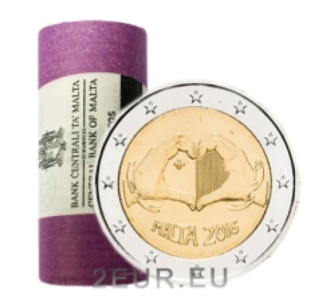 Malte 2 euros UNC rouler 2016 - Amour