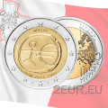 Malte 2 euros UNC 2009 - 10 Ans Euro