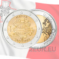 Malte 2 euros UNC 2012 - 10 ans d'euro cash