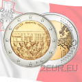 Malte 2 euros UNC 2012 - Représentation majoritaire 1887