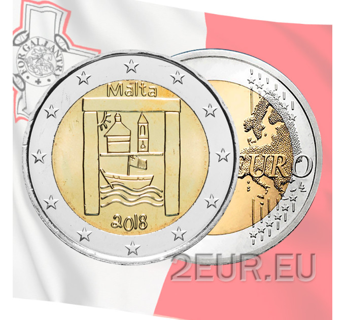 Malte 2 euros UNC 2018 - Patrimoine Culturel