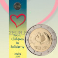 Malte 2 euros BU 2016 - La Solidarité par l'Amour