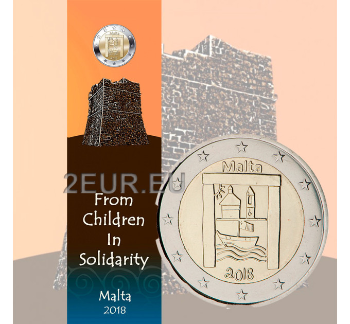 Malte 2 euros BU 2018 - Patrimoine Culturel