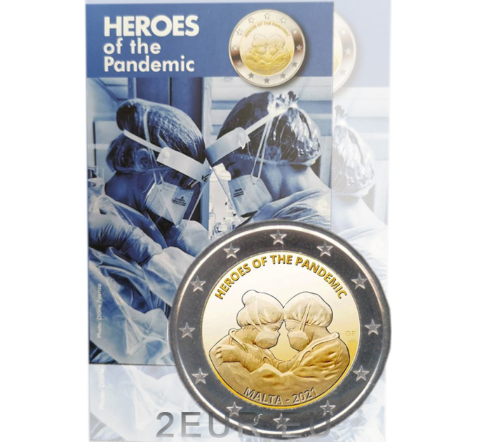 Malte 2 euros BU 2021 - Héros de la Pandémie