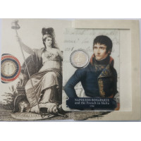 Malte 2 euros BU2023 - 225ème anniversaire de l'arrivée des Français à Malte - Napoléon Bonaparte