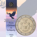 Malte 2 euros BU 2017 - Solidarité et Paix  